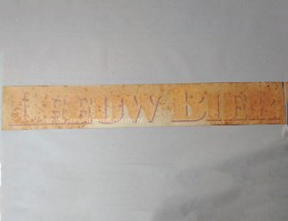 leeuw bier sticker letters